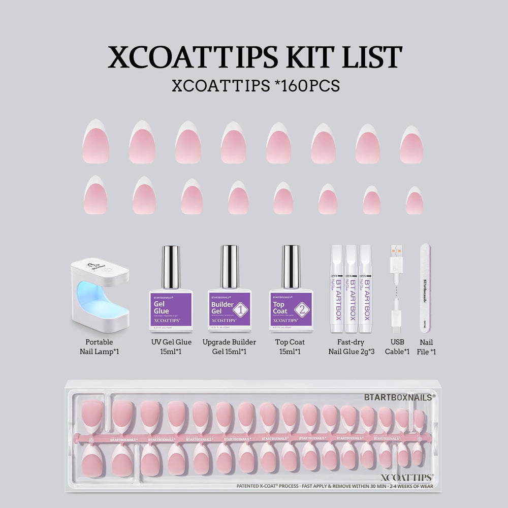 BTArtboxnails XCOATTIPS top coat adds shine and long wear.