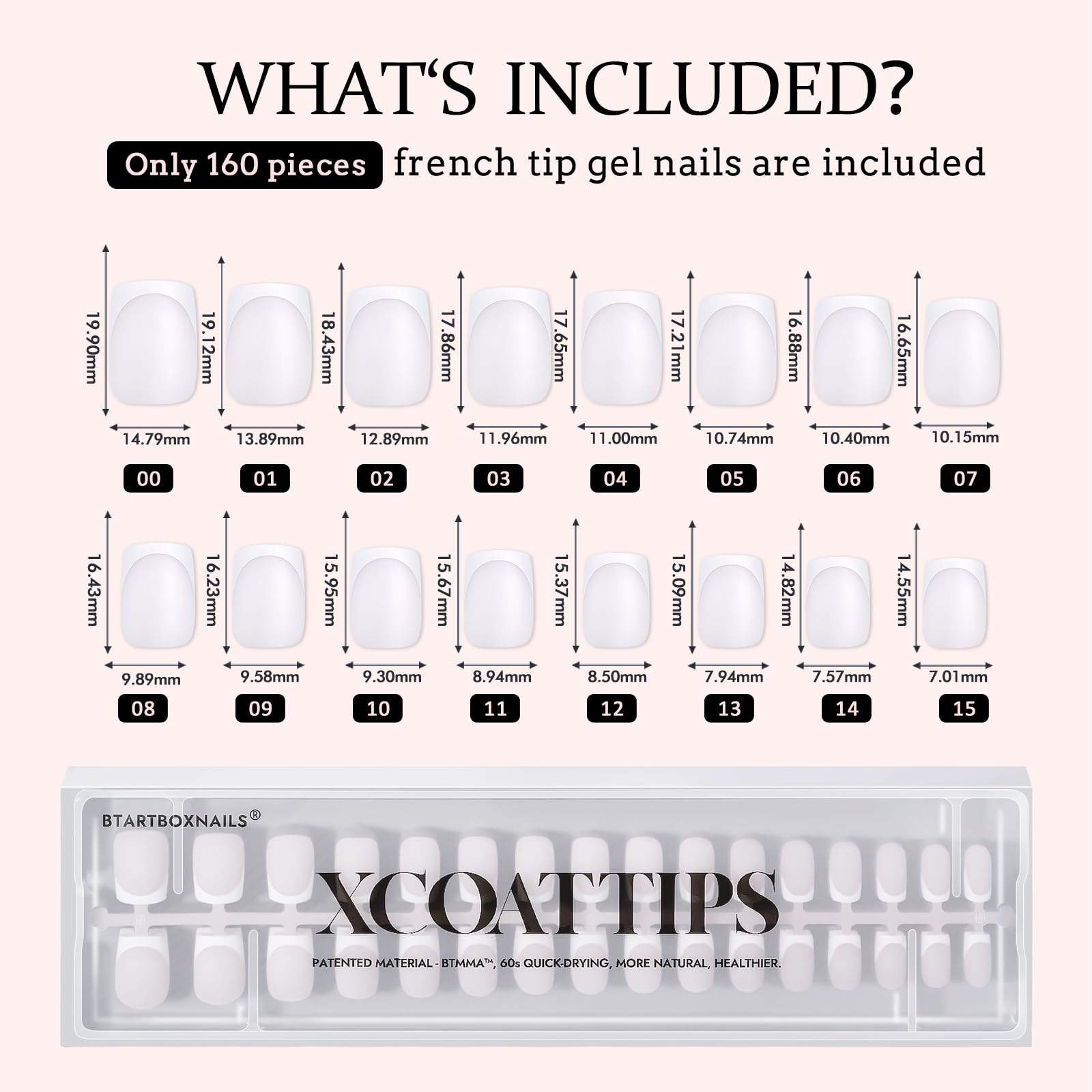 BTArtboxnails XCOATTIPS four-week wear with gel cure for long-lasting color