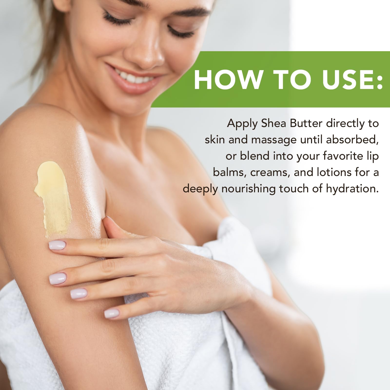 Btefls Shea Butter blended with essential oils for custom body products.