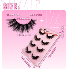 BTLLSSH 3D silk lash pack yields soft, real-feel lashes.