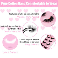 BTLLSSH weightless lashes in use demonstrating comfortable wear
