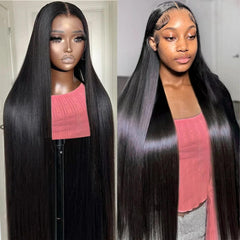 Btomar 30-inch lace-front wig with natural hairline for everyday wear.