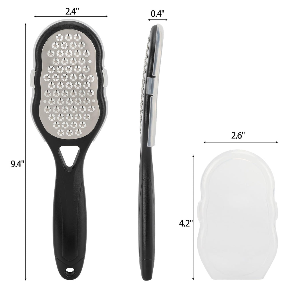 BTYMS foot files 360-degree blade design for precise callus removal