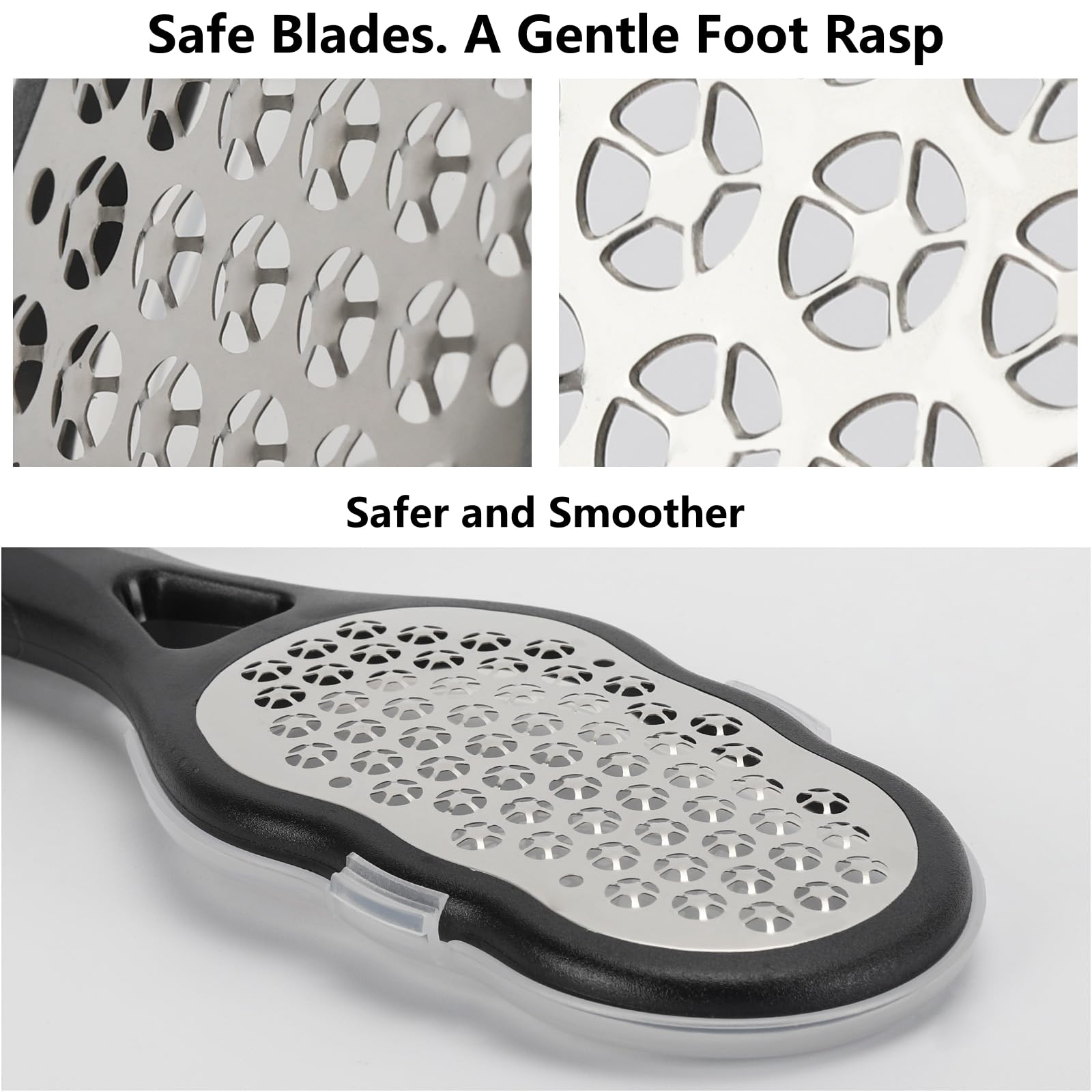 BTYMS foot file with non-slip handle for secure grip during use