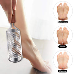 BTYMS foot scrubber with ergonomic handle for comfortable use