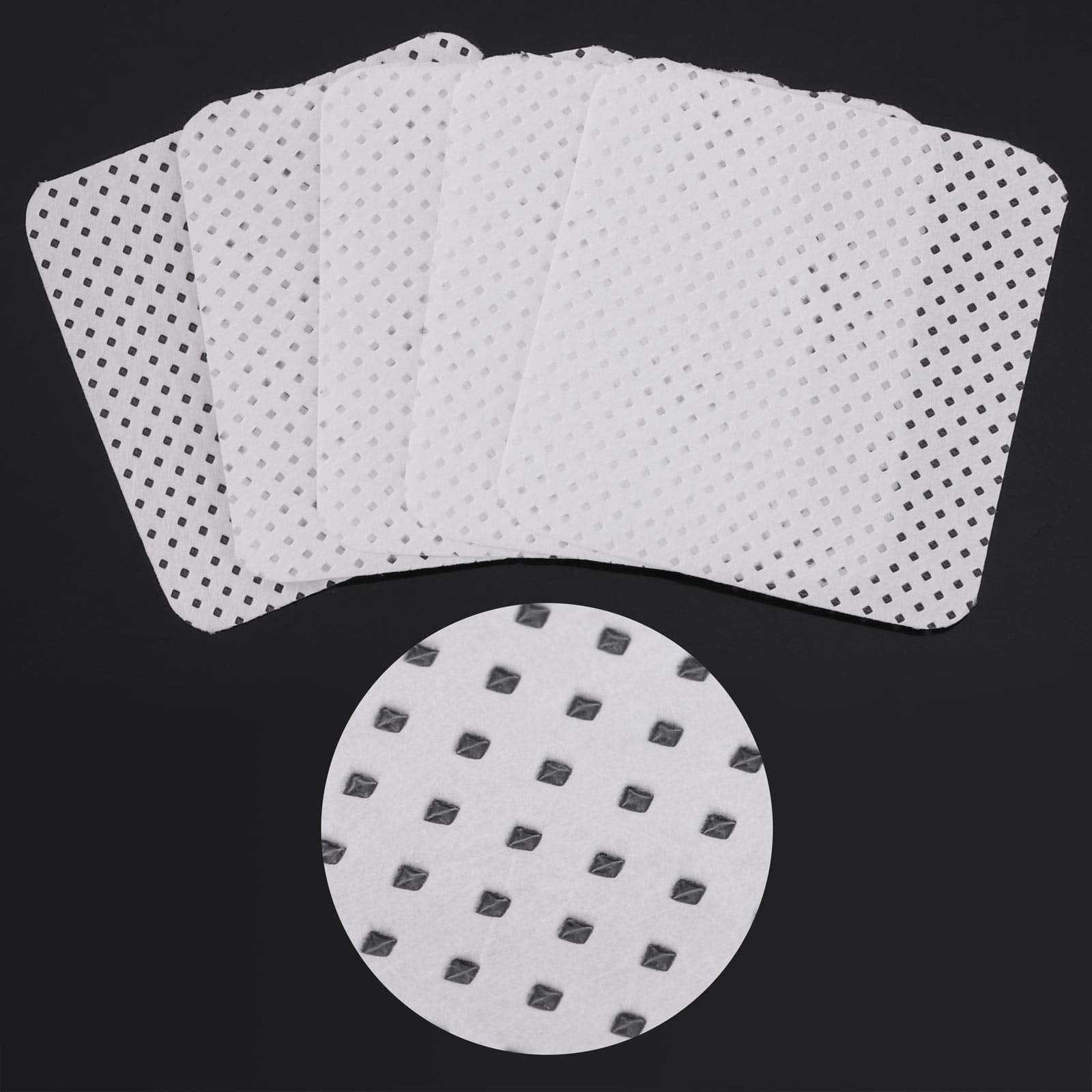 BTYMS lint-free nail wipes close-up highlighting pinhole design
