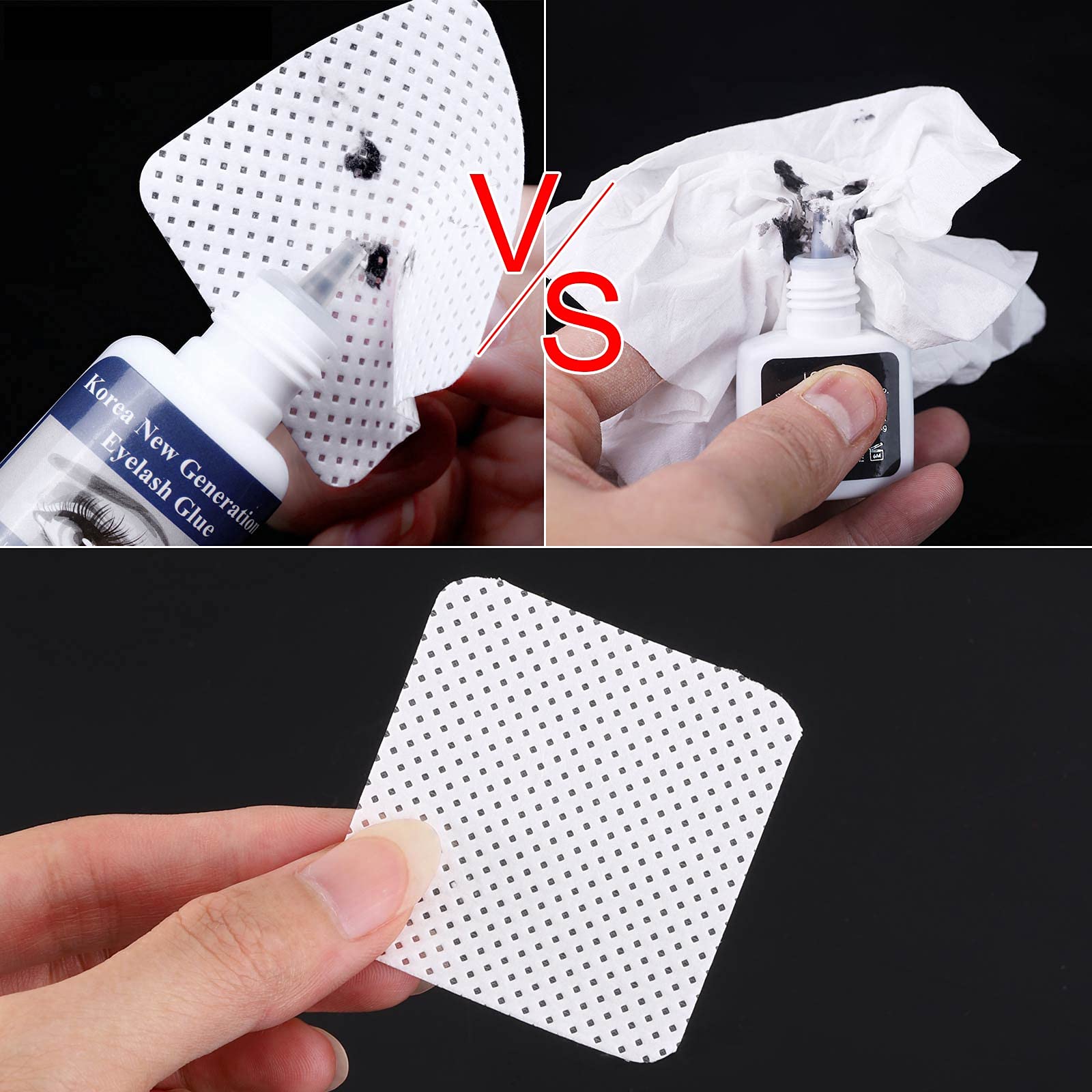 BTYMS soft, lint-free nail wipes for cleaning phone screens