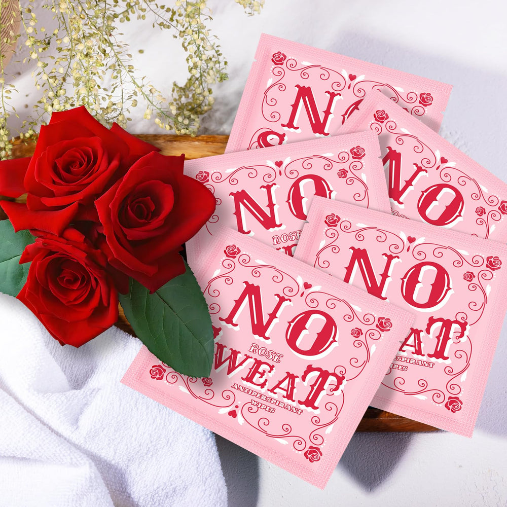 BUAEL rose wipe demonstrated on skin with refreshing feel