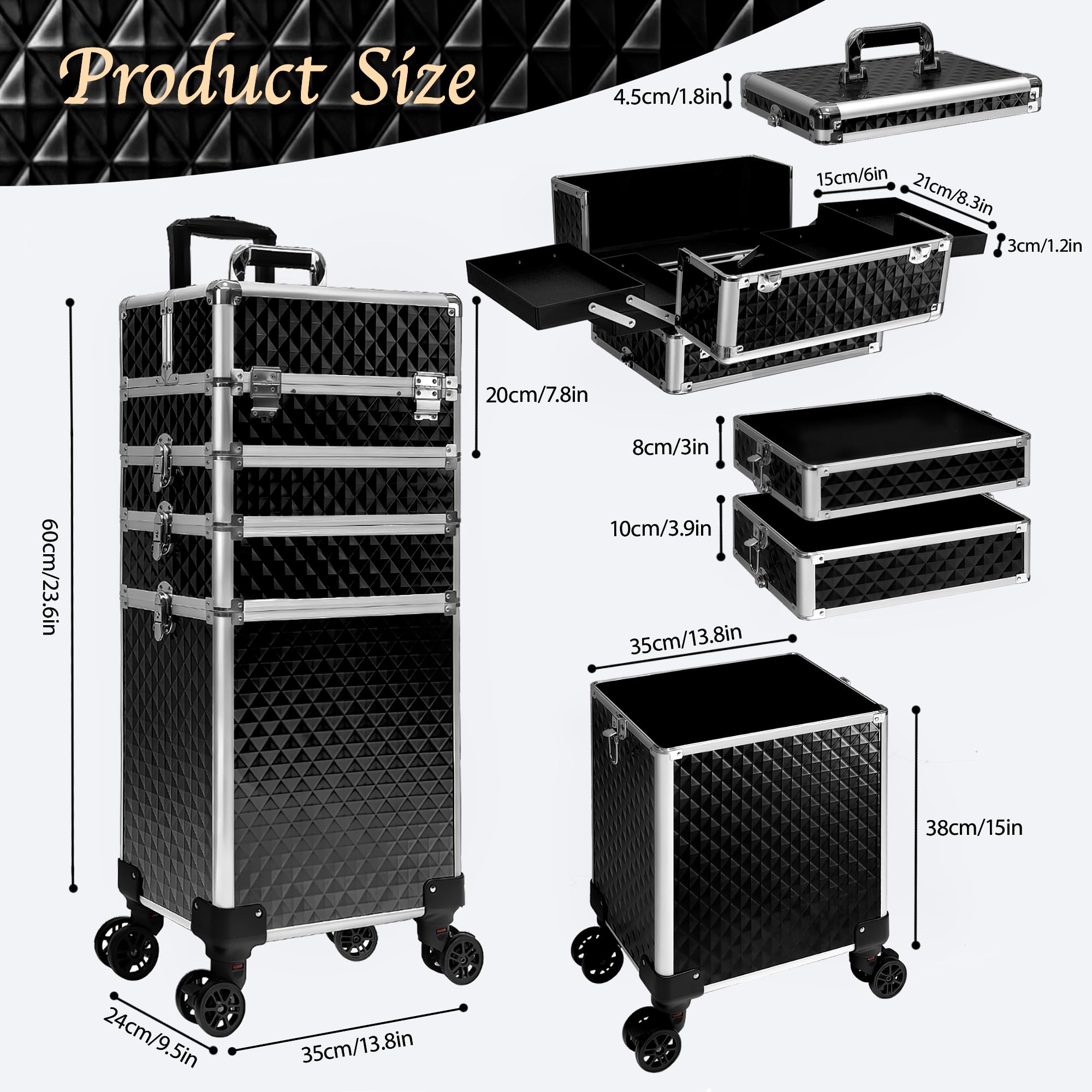 Buanson large bottom storage accommodates bulky tools