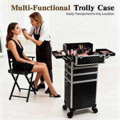 Buanson retractable handle simplifies transporting the case