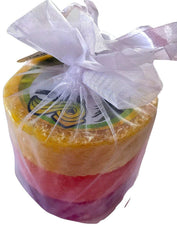 Bubble Shack Hawaii Rainbow Bars Trio with vibrant colors and gentle exfoliation