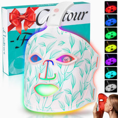 BUBLOC red light mask with 850nm infrared for at-home skin renewal