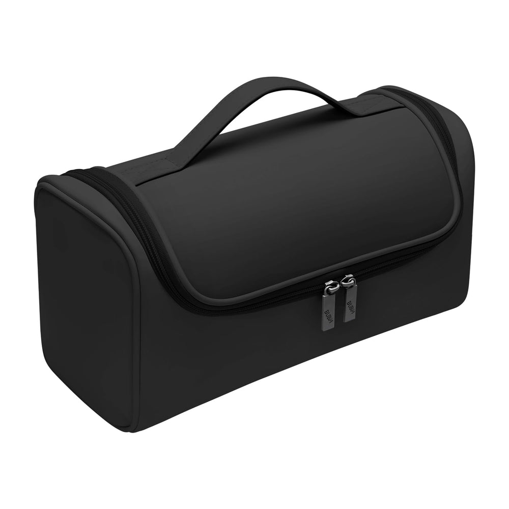 BUBM travel case highlighting thick padding for protection.
