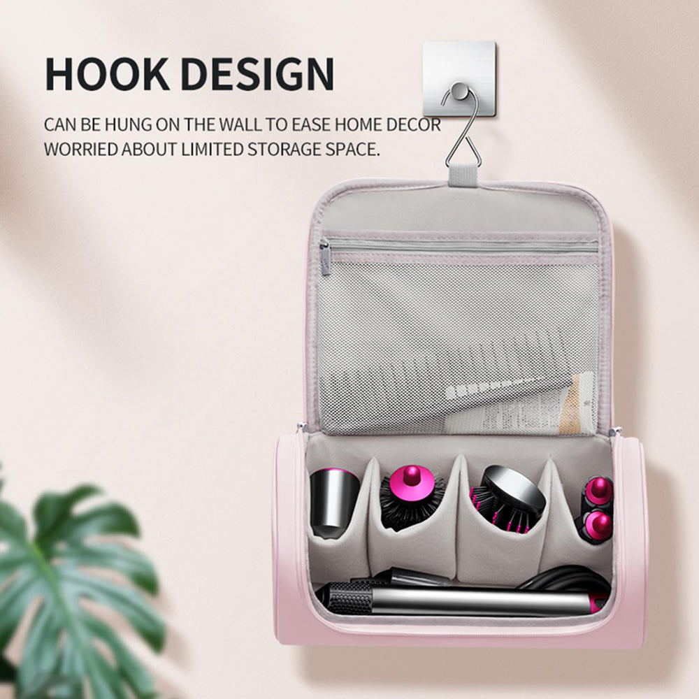 BUBM Dyson Airwrap padded slots keep attachments secure.