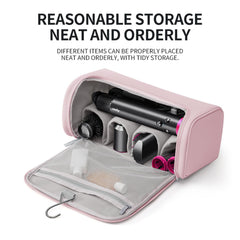 BUBM case features zippered pocket for brushes and care items.