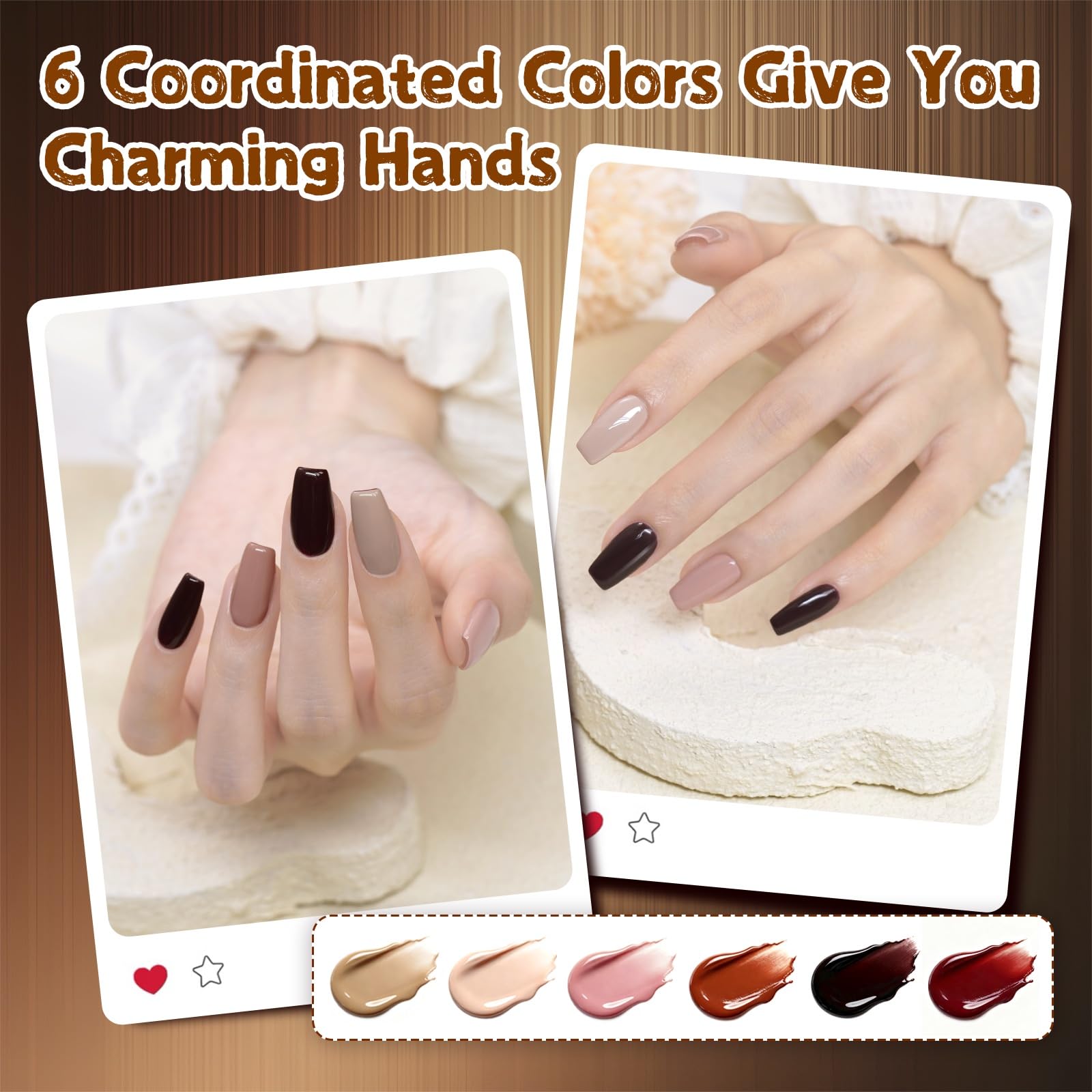 BUBU CANDY Redwine gel polish for bold accent nails with salon-grade shine.