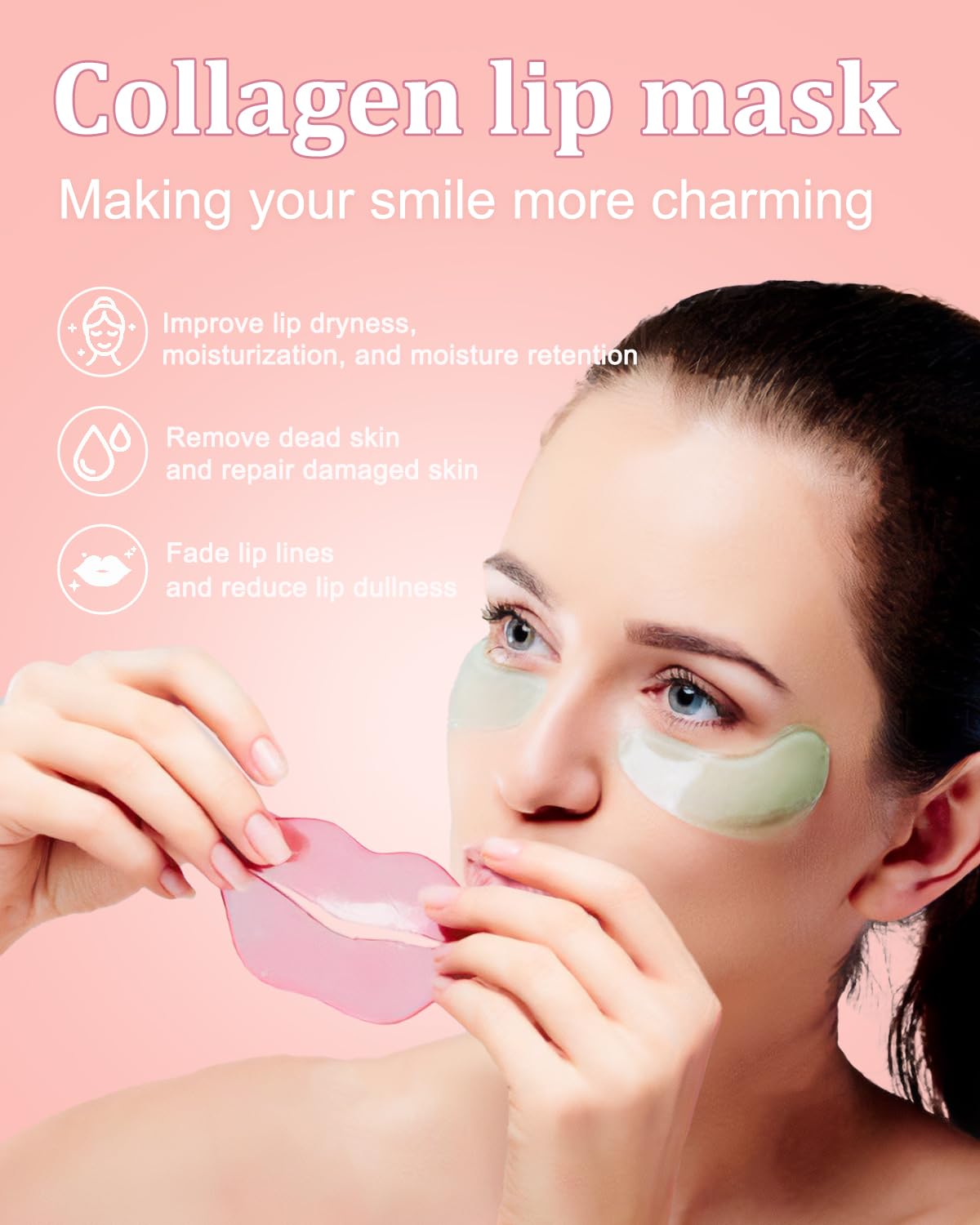 Bukamkom jelly-texture lip mask applies smoothly for hydrated lips.
