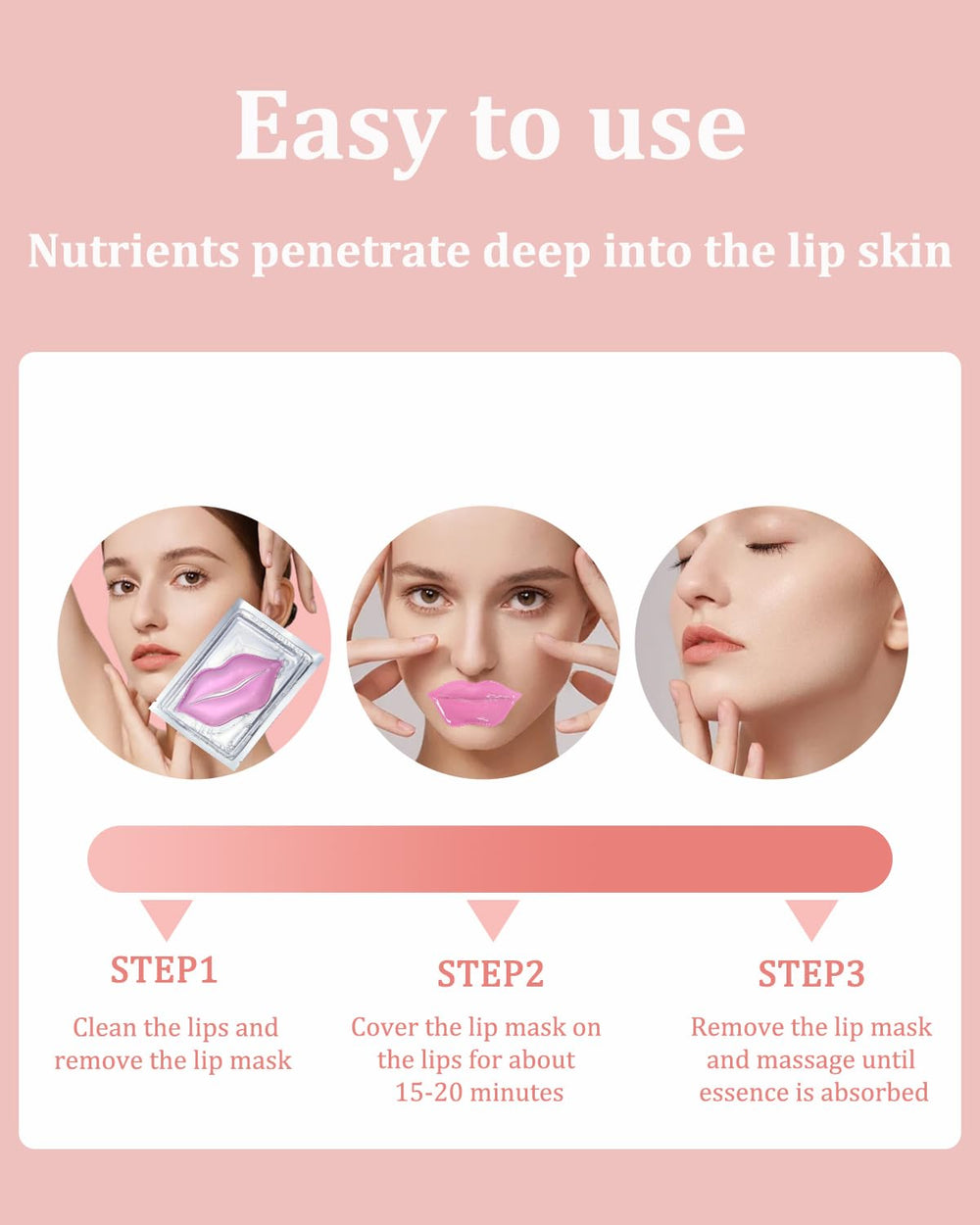 Bukamkom lip mask leaves lips moisturized and radiant after use.