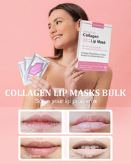 Bukamkom lip mask with rose essence for gentle lip care.