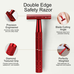 Bulimica metal reusable razor pack highlights eco-friendly, durable design.