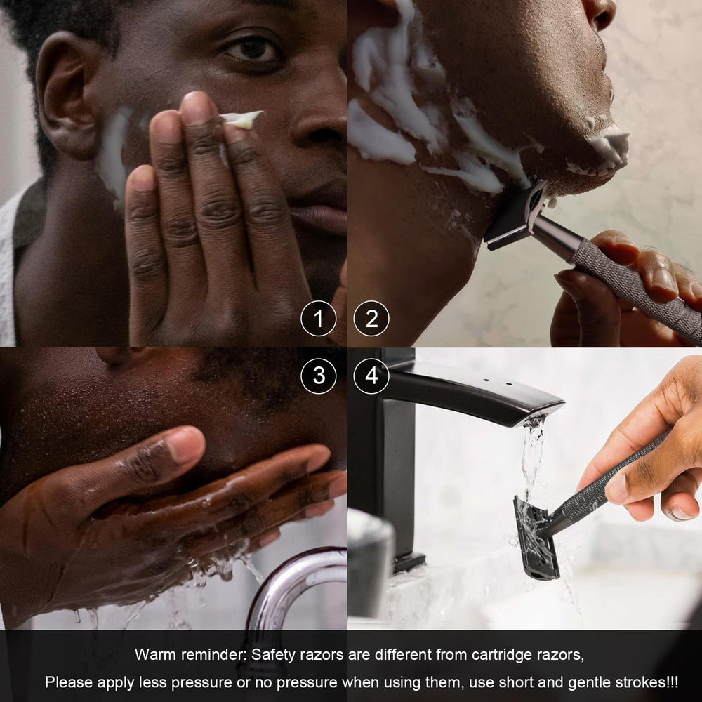 BULIMICA razor with non-slip grip for confident, precise control.