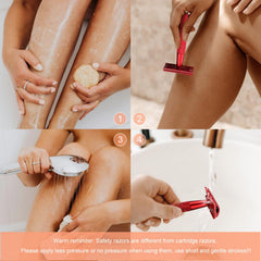 Bulimica platinum-coated blades ten-pack for sharp, smooth gliding.