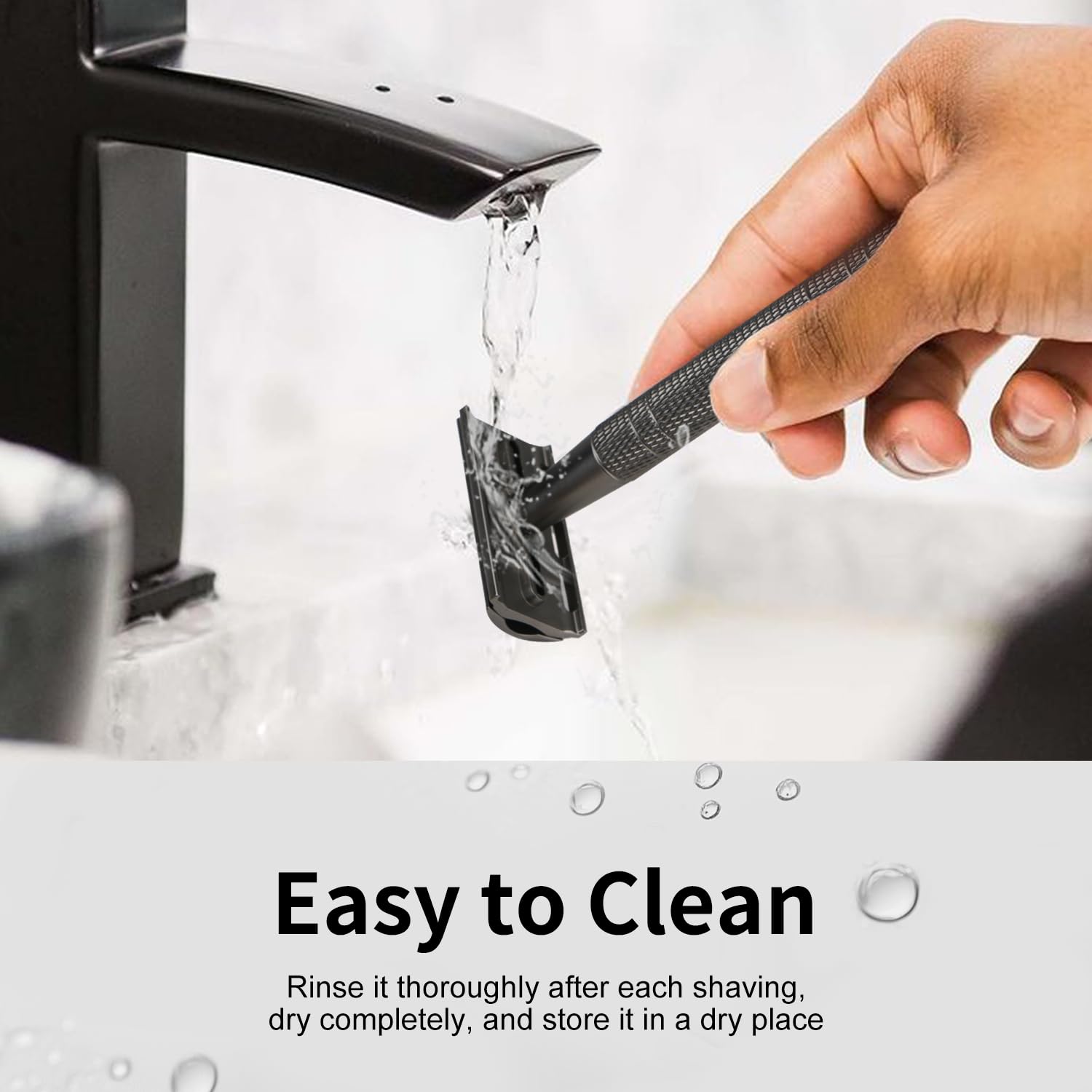 BULIMICA sensitive-skin friendly razor designed to minimize friction.