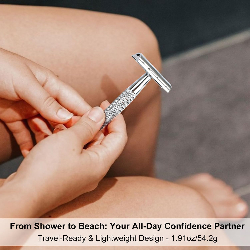 BULIMICA zero-waste razor set in recyclable packaging