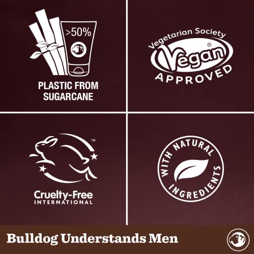Bulldog Age Defense logo shown on premium packaging