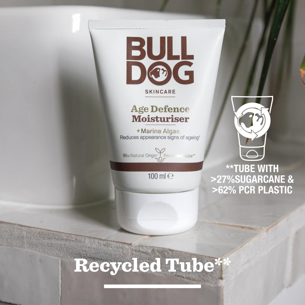 Bulldog Age Defense paraben-free and sulfate-free formula