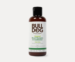 Bulldog Original 2-in-1 beard shampoo bottle ready for daily cleansing