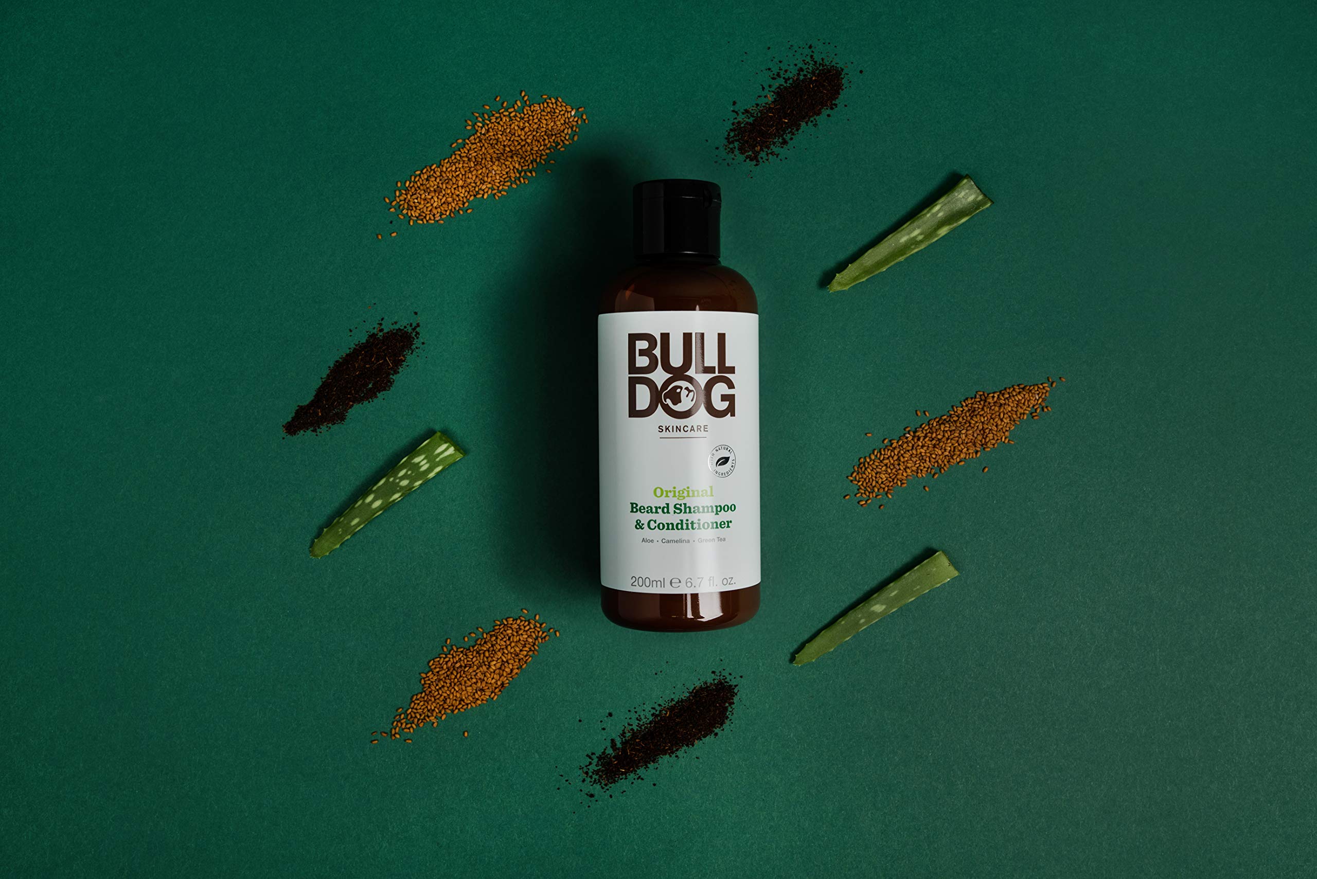 Bulldog Original aloe vera camelina oil ingredients highlight natural conditioning