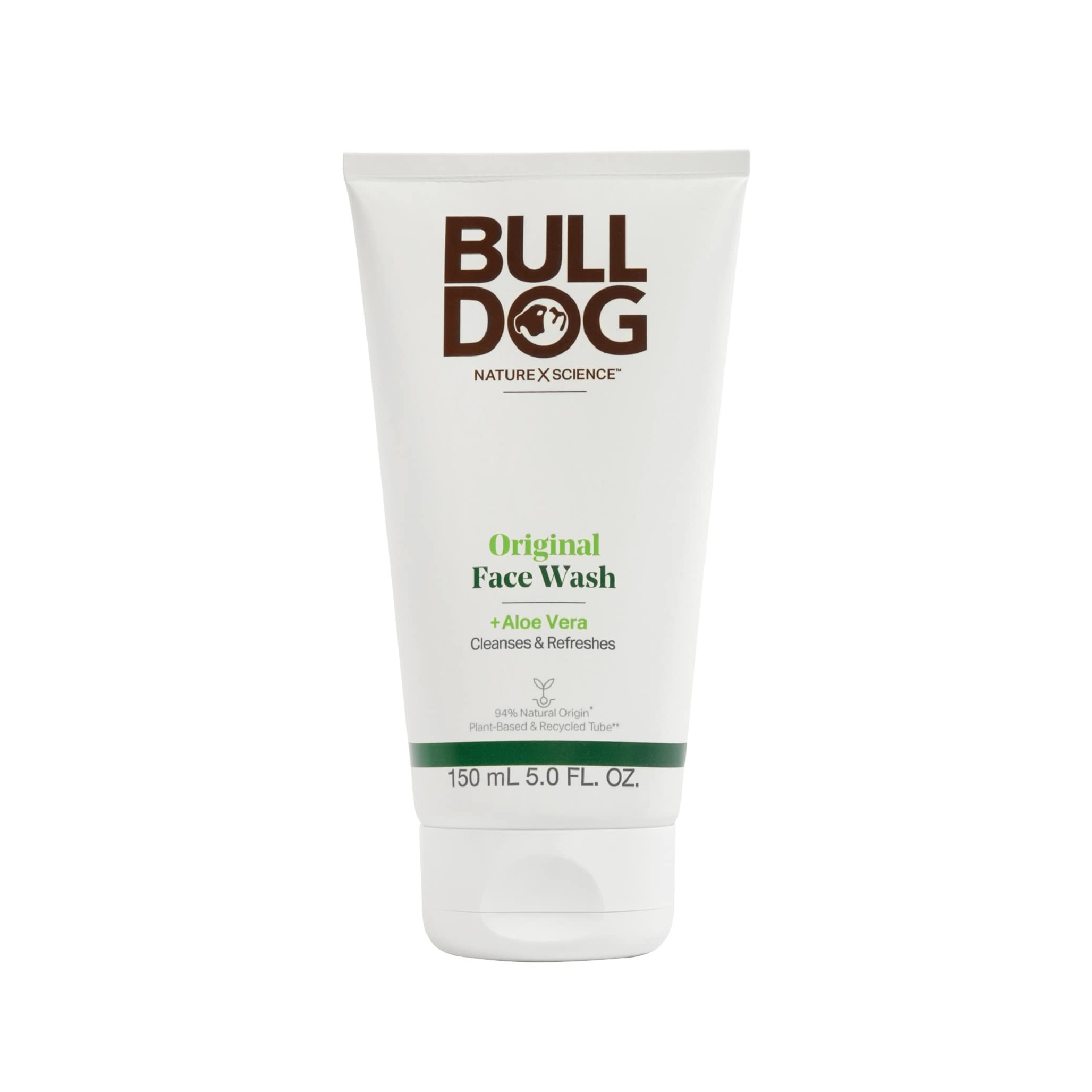 Bulldog Original Face Wash bottle ready for daily cleansing on normal skin.