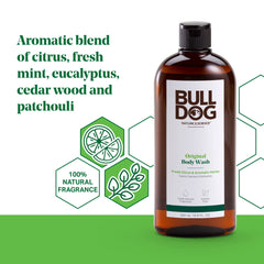Bulldog Original scent highlights bergamot, lemon and lime top notes.
