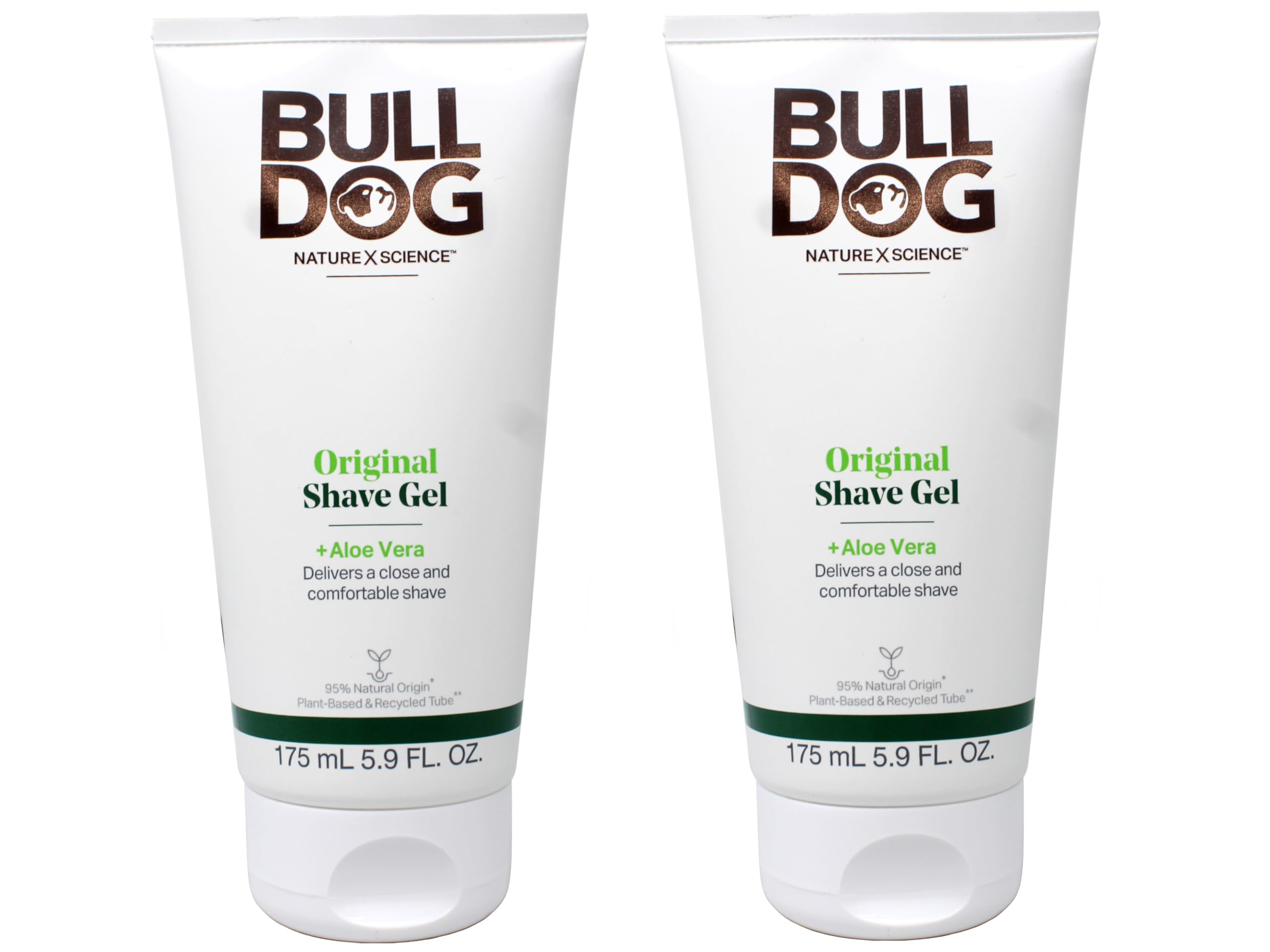 Bulldog Original Shave Gel bottle front for a smooth, comfortable shave