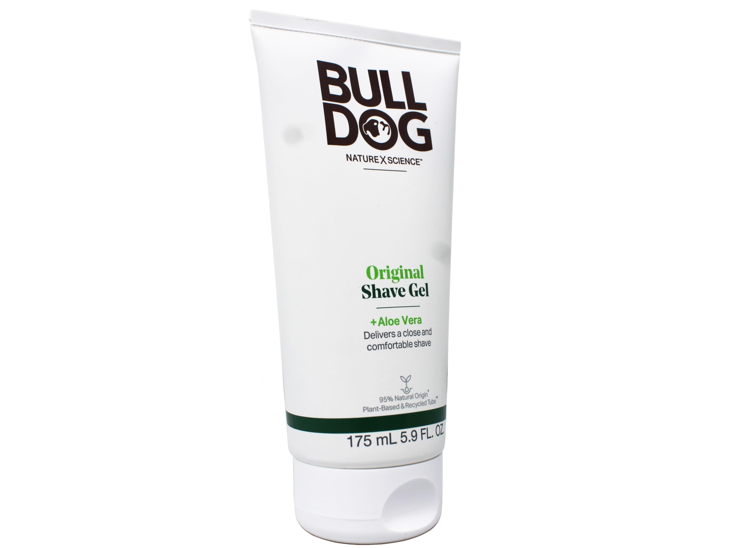 Bulldog Original Shave Gel lather close-up suggests gentle glide