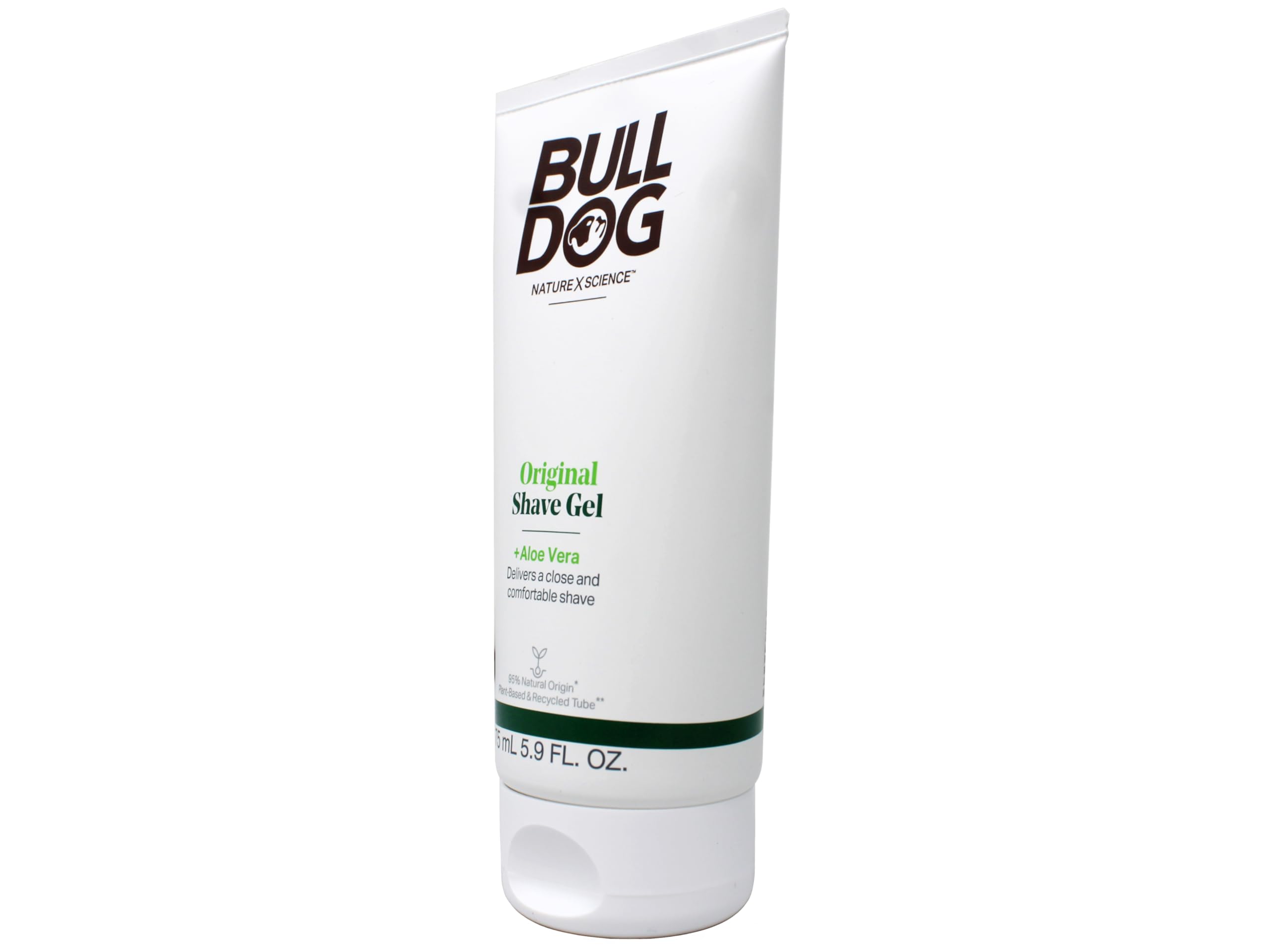 Bulldog Original Shave Gel ingredients with green tea and aloe promote healthy skin feel