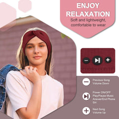 BULYPAZY Bluetooth headband with easy pairing to smartphone for wireless listening