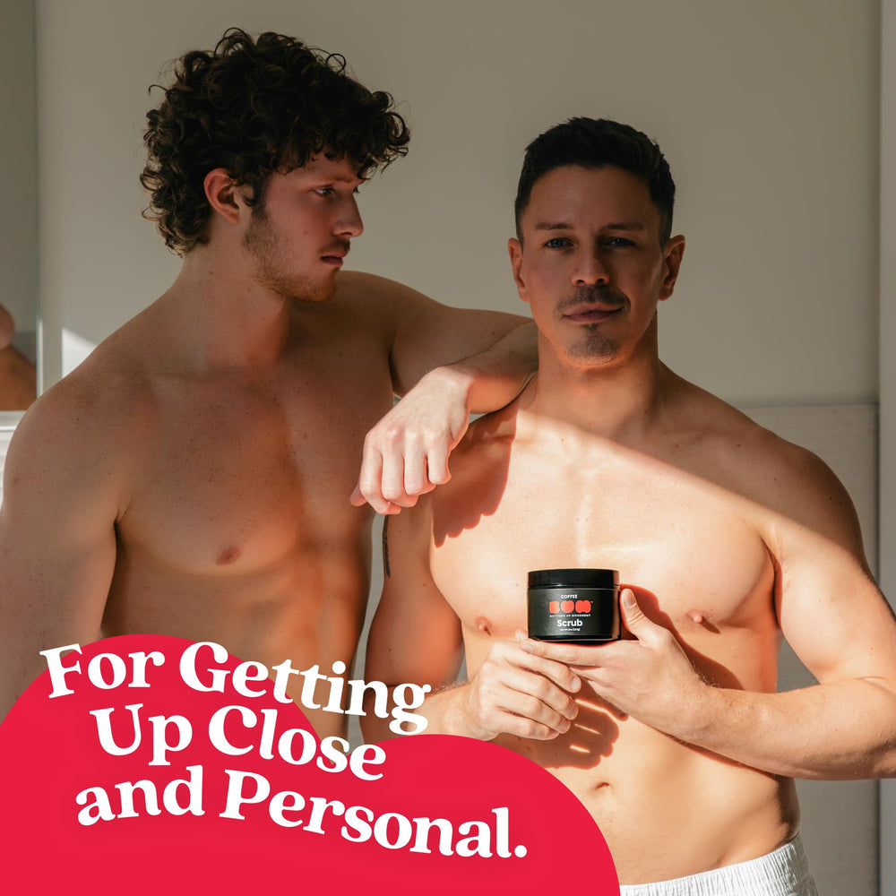Targeted use on hips and thighs with BUM Coffee Sugar Scrub