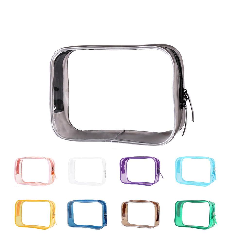 Buminee clear pouch small TSA-approved travel bag for quick security checks.