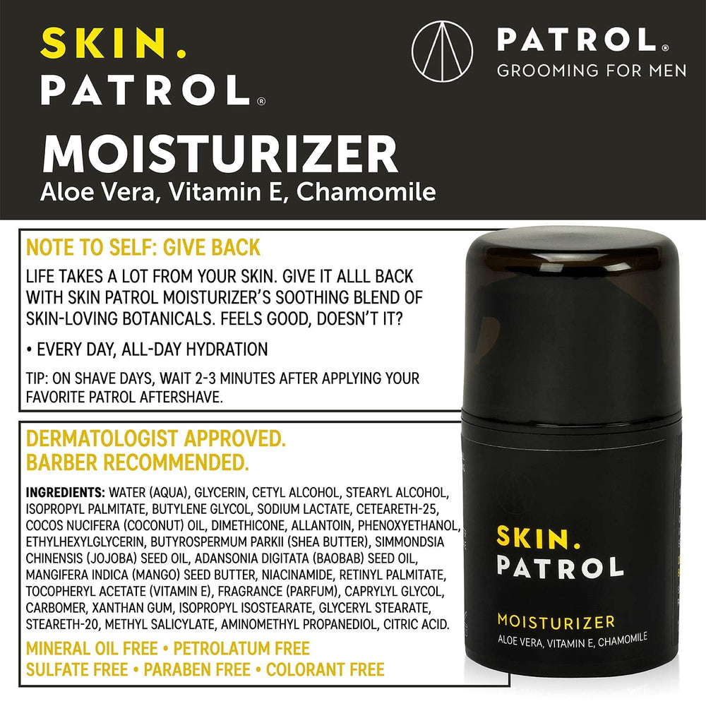 Bump Patrol moisturizer applied on hands for smooth post-shave care