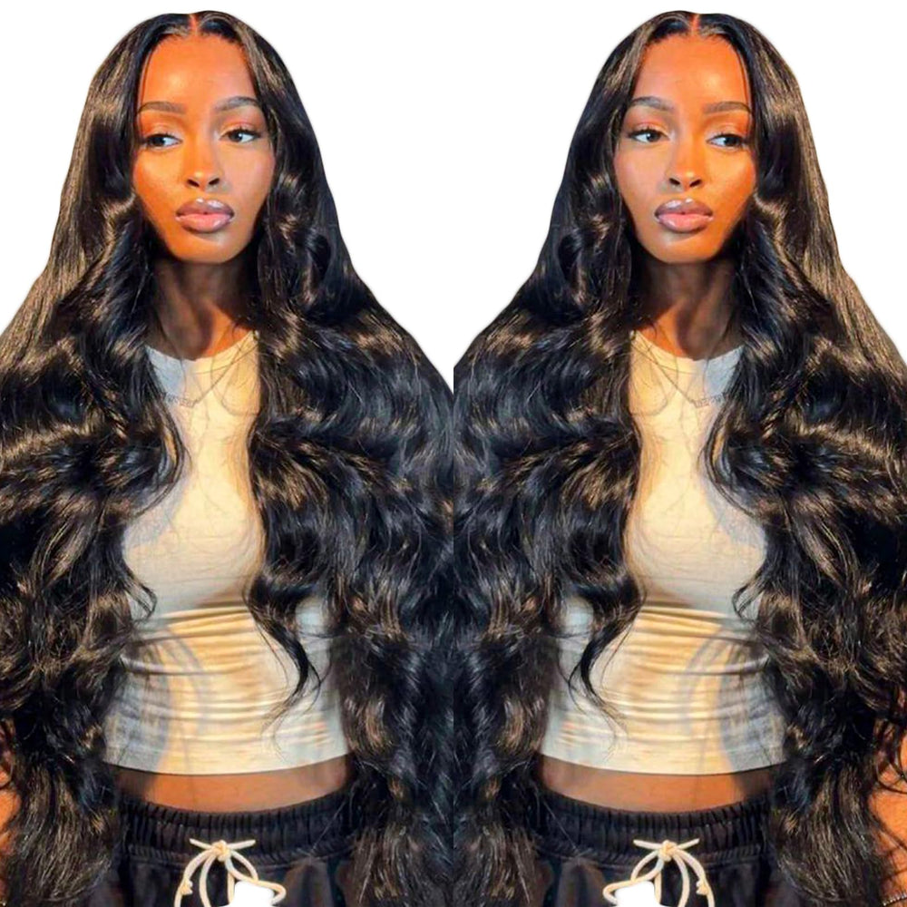 bunGiol natural-looking lace closure for versatile styling options.