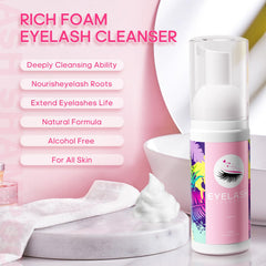Buqikma cleansing brush provides precise cleaning along lash line