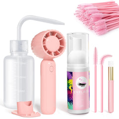 Buqikma lash cleaning kit shampoo for lash extensions cleans gently and restores daily freshness
