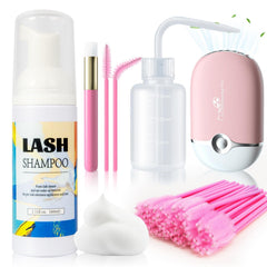 Buqikma lash shampoo 60ml bottle for gentle, thorough cleansing of lashes at home