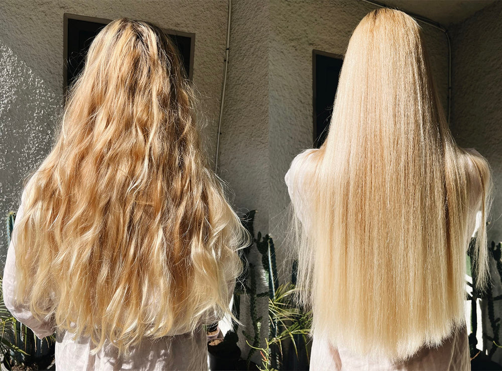 Bur Bur Growing Season oil prewash application demonstrates nourishing scalp before washing