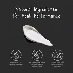 burnd SPF41 clear dry finish provides invisible protection on all skin tones
