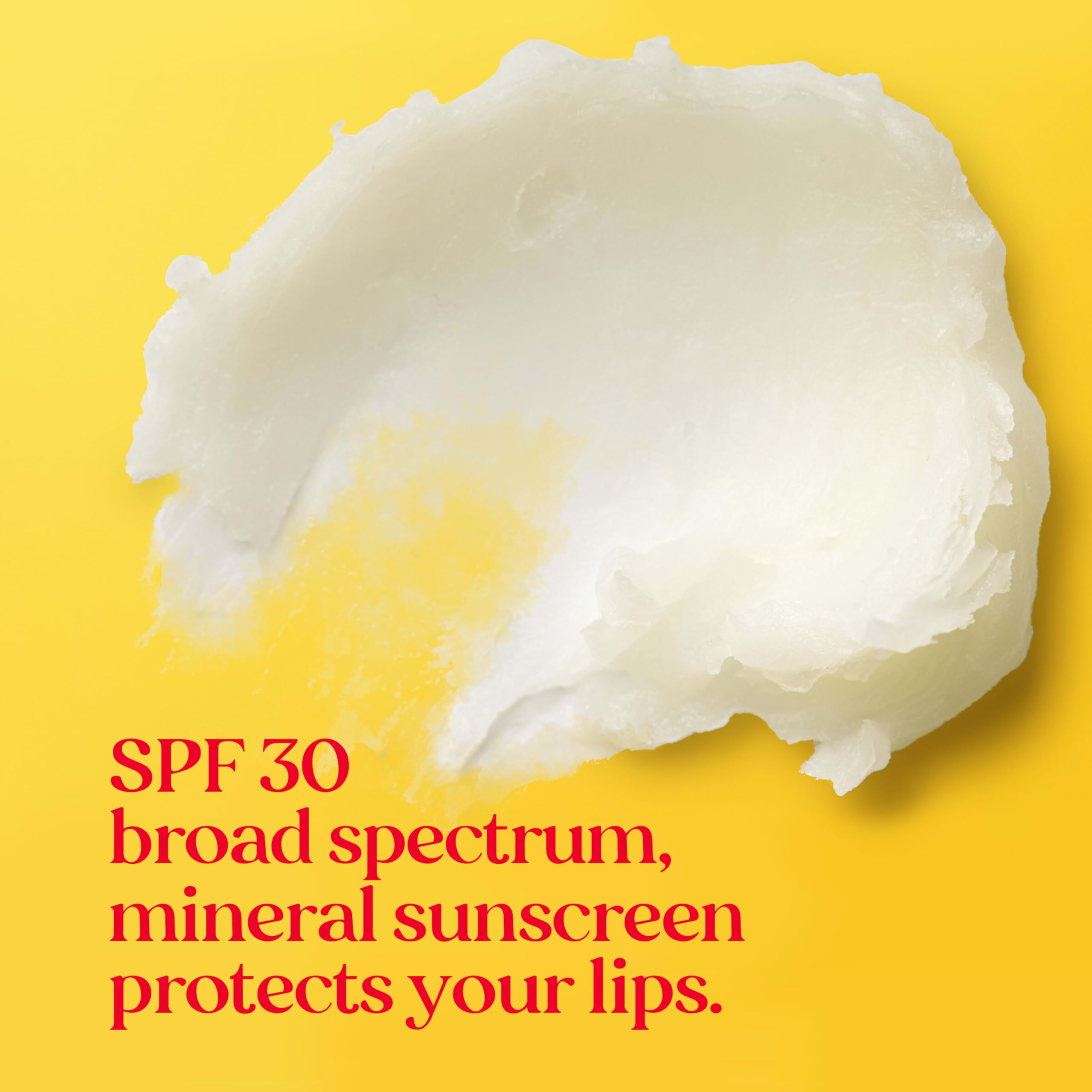 Burt's Bees almond oil and vitamin E ingredients shown on label for hydration.