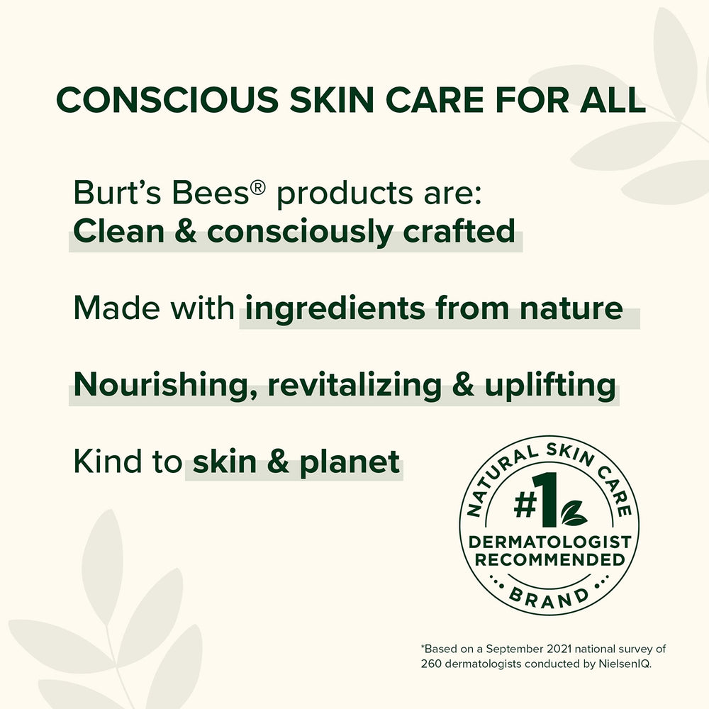 Skin after use appears smooth and balanced with Burt's Bees Cooling Face Scrub.