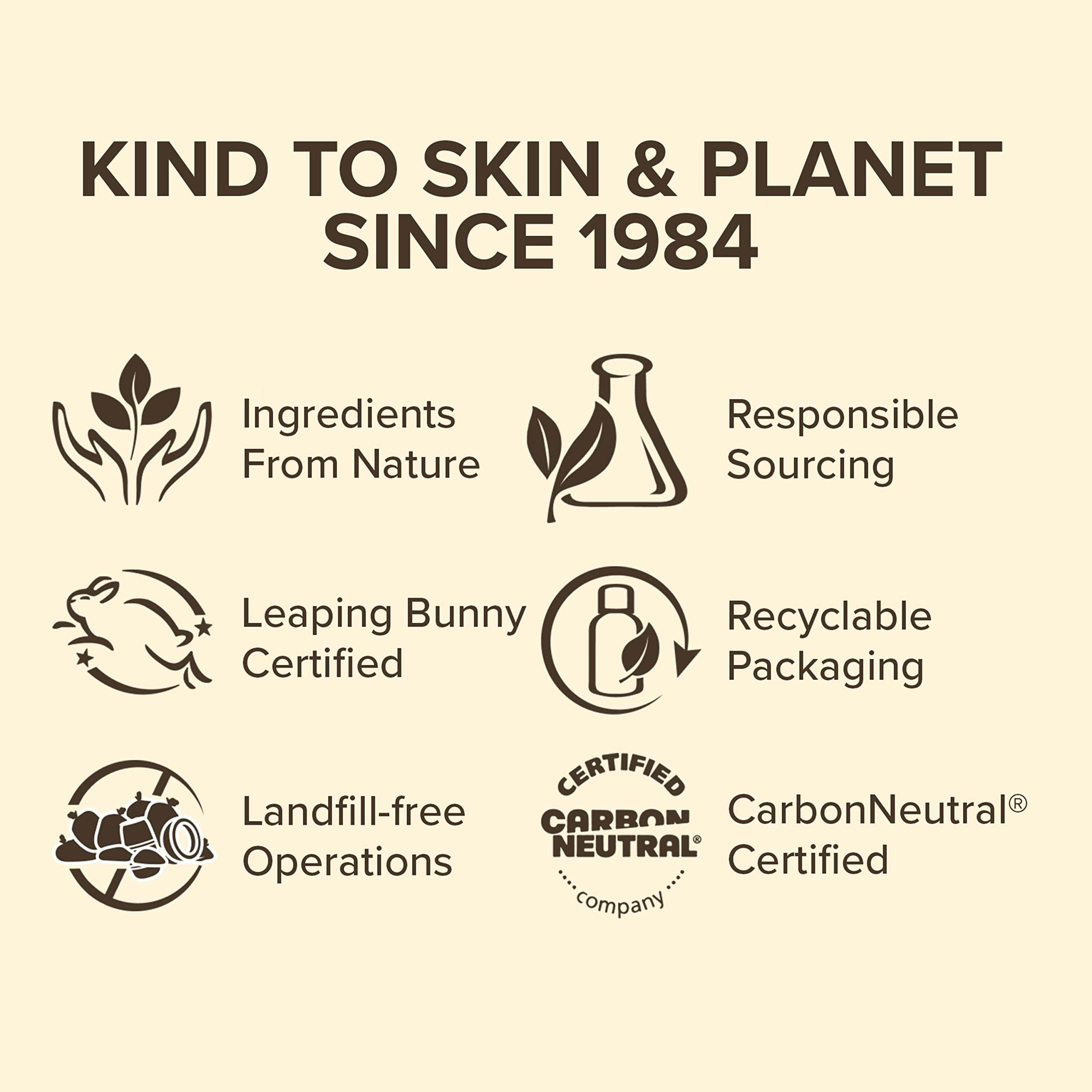 Lather forming as Burt's Bees scrub cleanses pores gently.